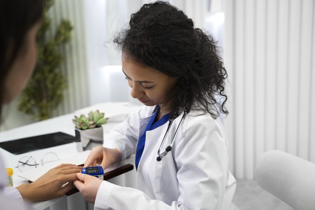 Precision Health Supervision - Home care services for Individual monitoring blood sugar levels with caregiver assistance at Casgo Care